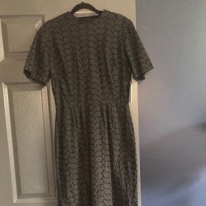 Vintage 1950”s black eyelet dress. Sz Small